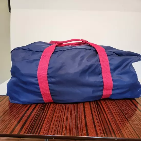 Nike Duffle Bag - Large - Red / Navy blue- Vintage 80s 90s