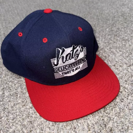 Katz’s Delicatessen Deli Hat Yupoong Classics Snapback Adjustable Cap Since 1888