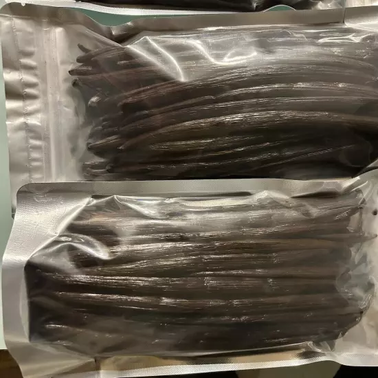 Vanilla Beans Planifolia Grade A, For Extract 1 Pound (16 OZ) ORGANIC (WHOLE)