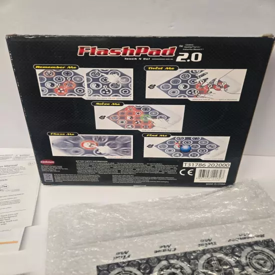 New In Box Working Flash Pad 2.0, 5 Games 2 Players Toch & Go #DT1016 2012