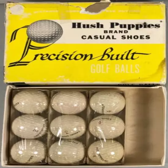 HUSH PUPPIES SHOES: Vintage Precision Built Golf Balls in Original Box