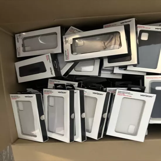 Bulk Wholesale Lot of 100 Mixed Verizon Phone/iPad Cases Apple Samsung Model etc