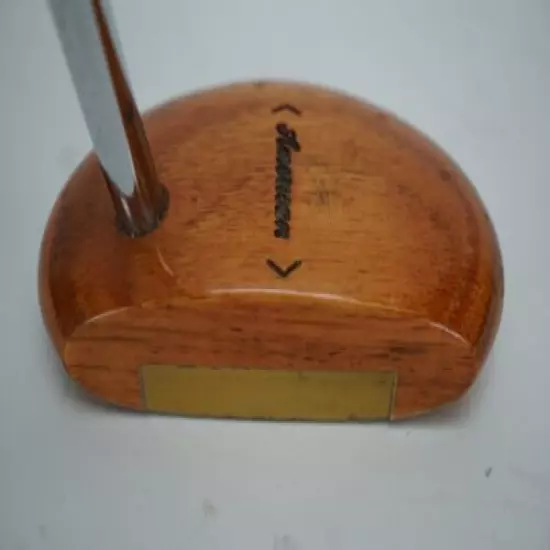 Vintage Jim Maynard Long Drive Champion Augie Carducci Wood Putter Golf Club