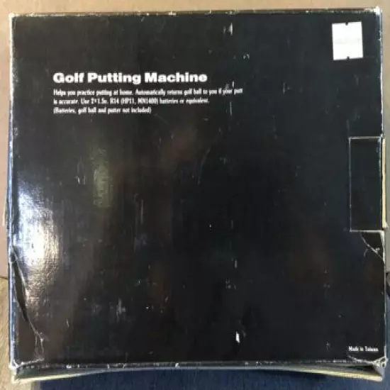 GOLF PRACTICE PUTTING MACHINE / AUTO PUTT RETURN / HOME GOLF PUTTING AID