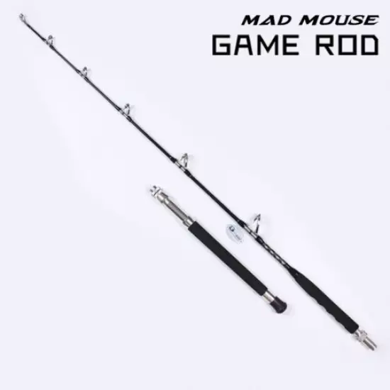 Fishing Rod Spinning Casting High Carbon Big Game Boat Powerful 37-60kg Max Drag