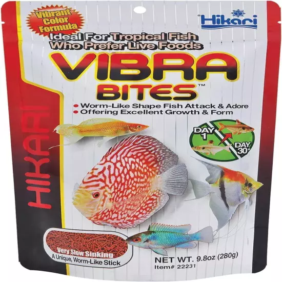 Hikari Vibra Bites, fish flavor (9.8oz), Red