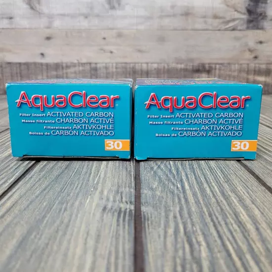 2x 3 Pack Aquaclear 30 (150) Activated Carbon Filter Inserts For Aquarium