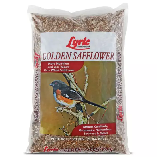 12 Lbs. Golden Safflower Wild Bird Seed