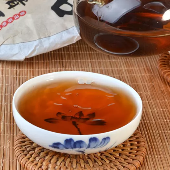 Premium Puer Cooked Tea Cake Chinese Yunnan Ripe Pu-erh for Collection 357g