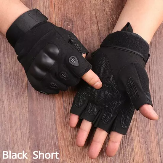 Men'S Tactical Gloves Motorcyclist Paintball Airsoft Combat Driving Hunting Ridi