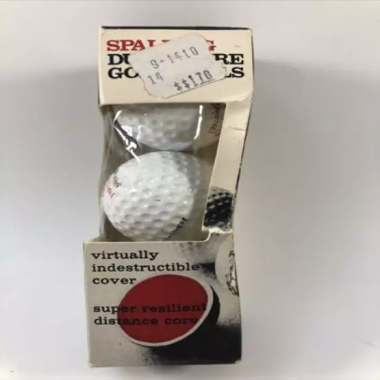 Vintage Spalding Duosphere Golf Balls Rebel 4 Quantity of 3 Balls New in Package