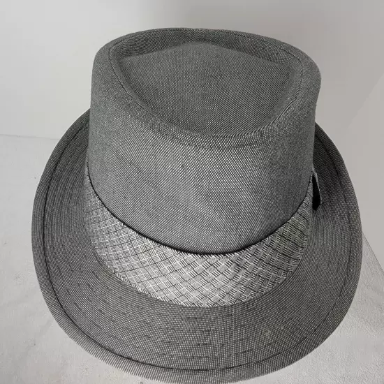 Rocawear Gray Grey Fedora Hat Cap SIZE M/L