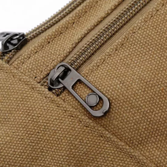 Canvas Fanny Waist Pack Male Waist Bags Belt Canvas Hip Bum Military Bag Po`SS