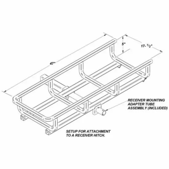 Viking Solutions Tilt-N-Go Game Hauler with ATV Hitch Adapter