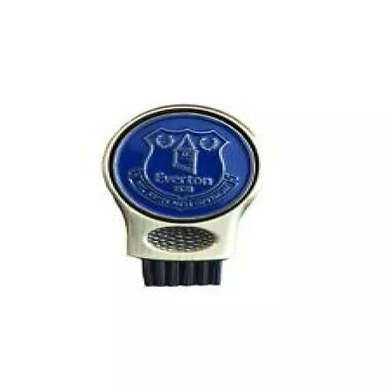 EVERTON FC GRUVE CLEANER AND GOLF BALL MARKER. GROOVE CLEANING BRUSH