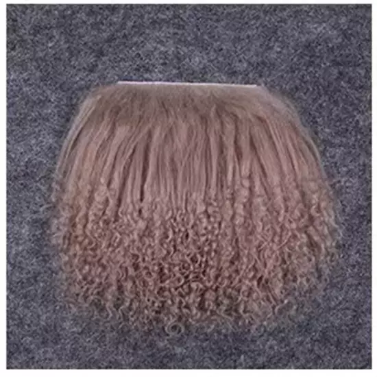 2x4" Tibetan Lamb Mohair for Doll Wigs Mongolian Curly Fur Hair Reroot Doll Hair