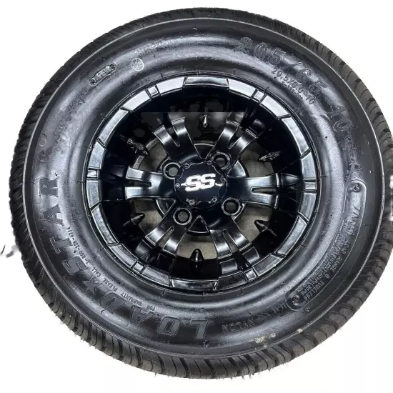 Set Of 4 205/65/10 Kenda Golf Cart Wheels & Tires