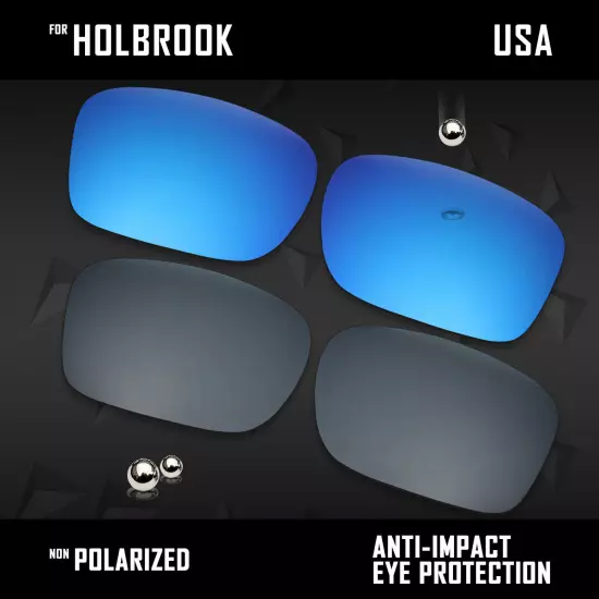 Anti Scratch Polarized Replacement Lenses for-Oakley Holbrook OO9102 Options