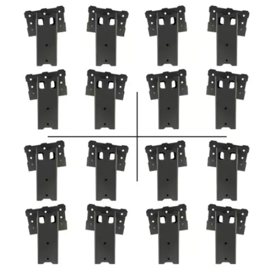 Highwild Platform Brackets Multi-Use 4x4 Compound Angle Brackets (4 X Set of 4)