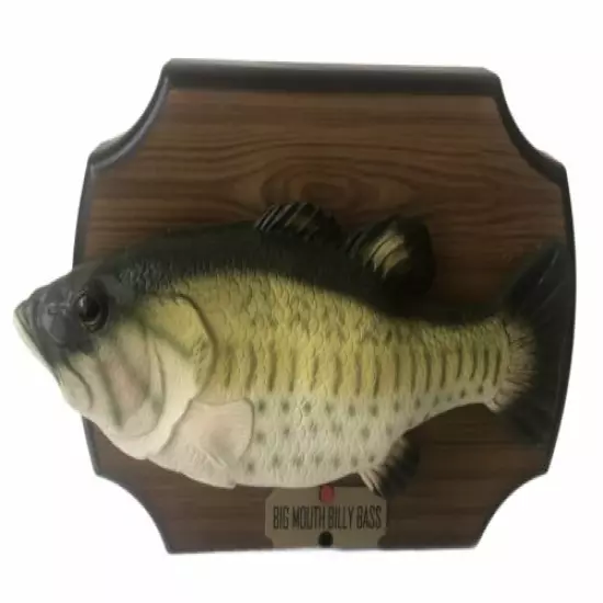 Big Mouth Billy Bass The Singing Fish Sensation No Cord Gemmy 1999 Works