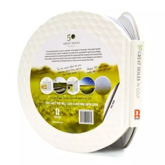 50 Great Holes in Golf Book [Hardcover, 2015] Ruckus Sports - New in plastic