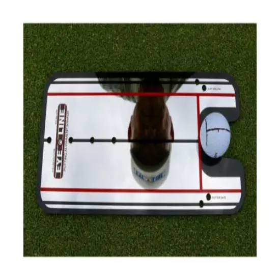 EyeLine Golf Genuine Putting Alignment Mirror Оne Расk Has Slots for The Drill