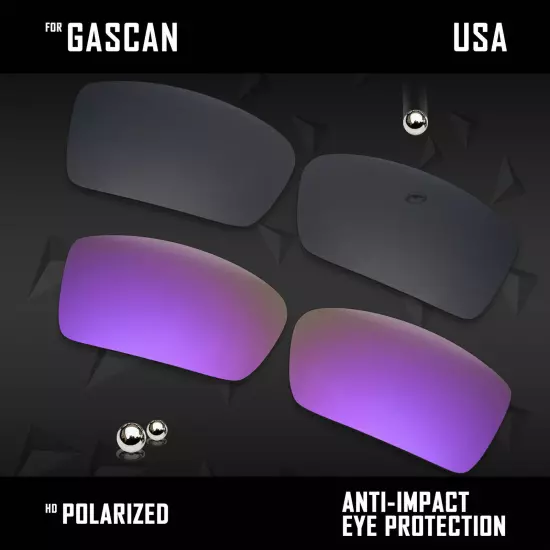 Anti Scratch Polarized Replacement Lenses for-Oakley Gascan OO9014 Options