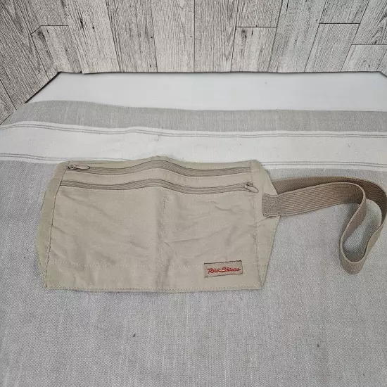 Rick Steves 100% Silk Dual Zip Pocket Money Belt Fanny Pack 