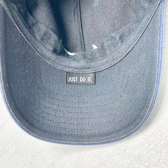 Vintage Nike Cap Hat Men's One Size Blue Just Do It Strapback