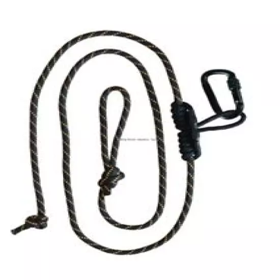 Muddy Safety Harness Linemans Rope w/Carabiner Black/Orange MSA070