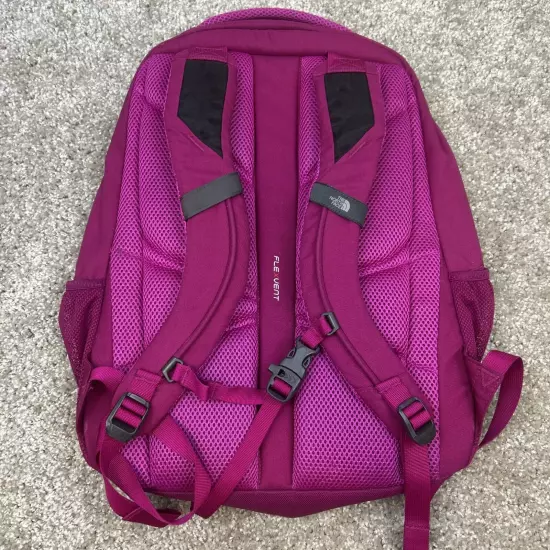 The North Face Jester Backpack Bright Fuchsia Hiking/ School Back Pack