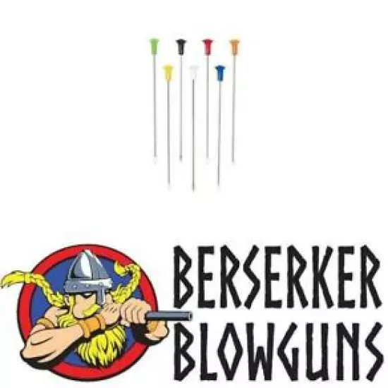 100 - .40 cal 4" High Speed Spearhead Darts from Berserker Blowguns