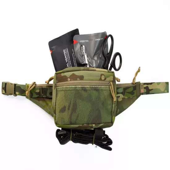 BASILISK Multicam Tropic waist bag