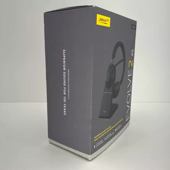 Jabra Evolve2 65 Computer Headset Black HSC11W