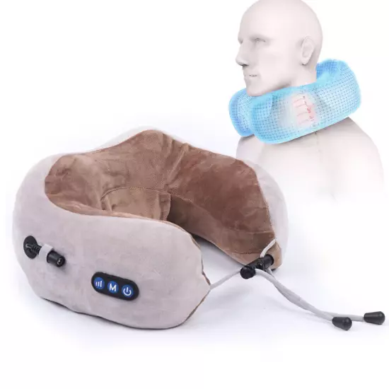 Shiatsu Shoulder Neck and Back Massager Pillow and Heat Deep Kneading Pillow New