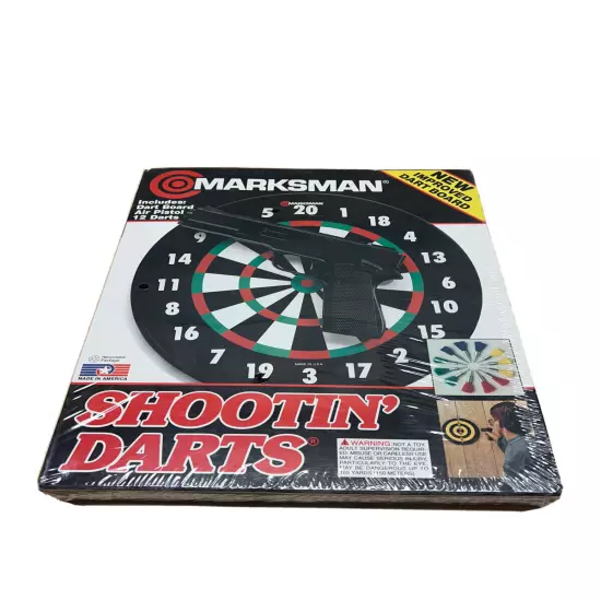 Vintage New in Box Marksman Shootin' Darts Game Model 1300