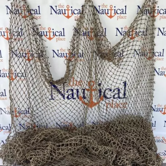 Authentic Used Fishing Net ~ Old Vintage Fish Netting ~ Nautical Maritime Decor