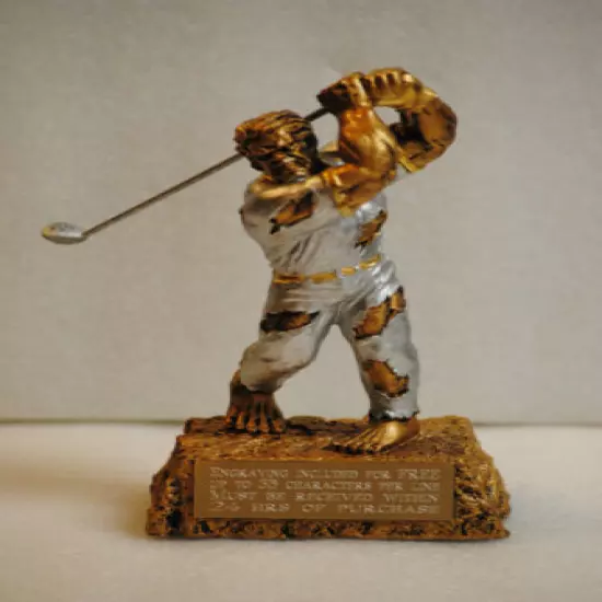 Monster Golf Swing Trophy- Hole in One -FreeShipping-Engraved-100%+ Satisfaction