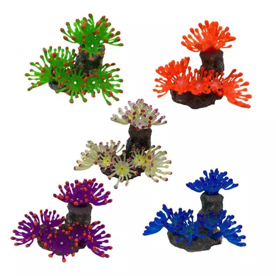 Fish Tank Coral Environmentally Friendly Silicone Odorless Simulated Coral D7