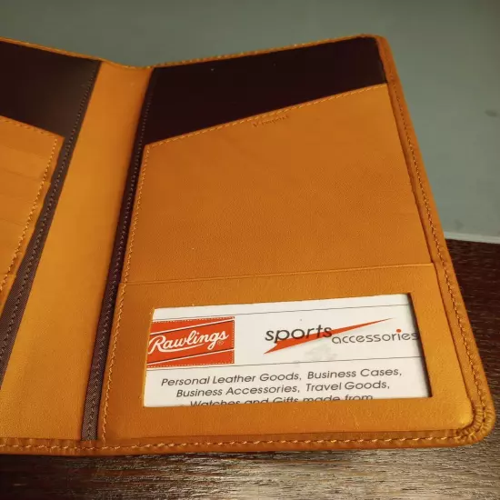 Rawlings Travel Passport Ticket Credit Card Slots Wallet RW100 Tan New