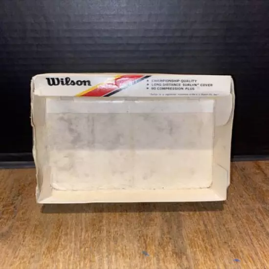 Vintage Wilson K-28+ Golf Balls 3-3packs in Original Sleeves with Box 1960's