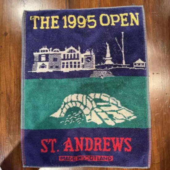 1995 open Saint Andrews Scotland golf towel