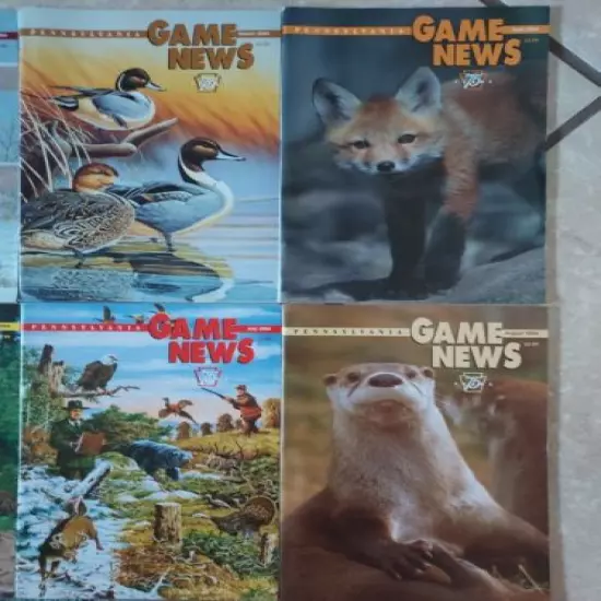 Very Good 2004 LOT OF 11 (missing September) PENNSYLVANIA GAME COMMISSION NEWS 