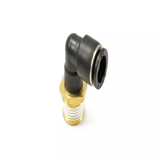 1/2" Male NPT to 1/2" Push to Connect Elbow Fitting - Accepts 1/2" Air Line