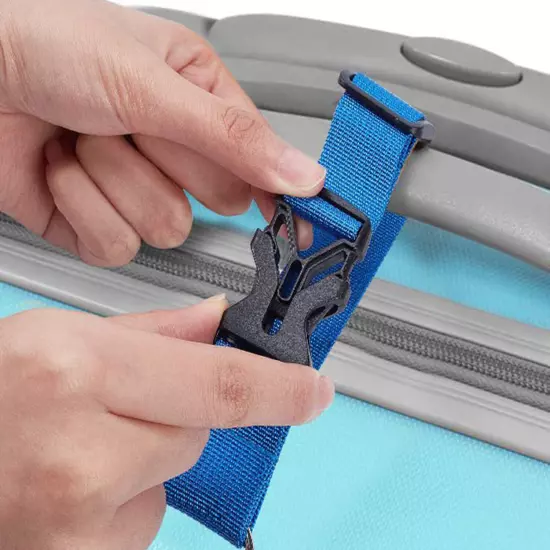 Luggage Straps Tie Belt Travel Suitcase Luggage Baggage Adjustable Loop Buckle