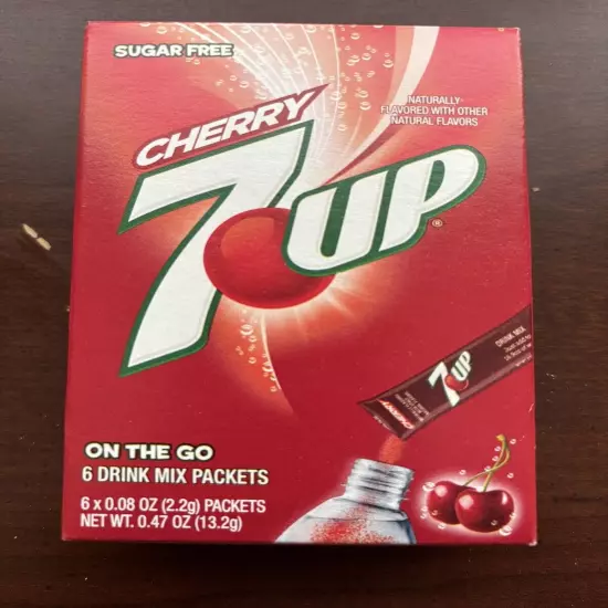 7 Up Cherry Sugar Free Drink Mix Singles to Go