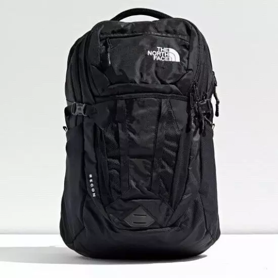 NEW The North Face Recon Backpack School Laptop Bag Black Unisex 31L