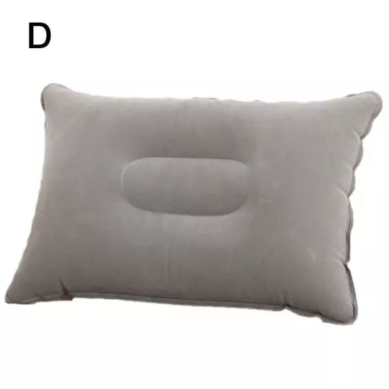 Inflatable Camping Pillow Blow Up Festival Outdoors Accessory Cushion