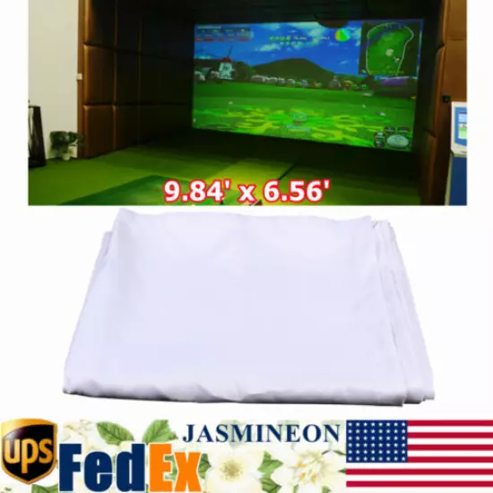 9.84' x 6.56' Golf Ball Simulator Impact Display Projection Screen Indoor Game