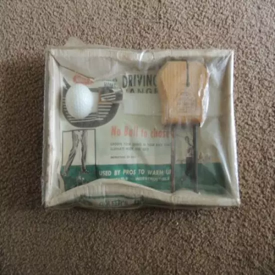 Old stock VINTAGE Wham-O Golfers Home Driving Range W/ Original Packaging 1960's